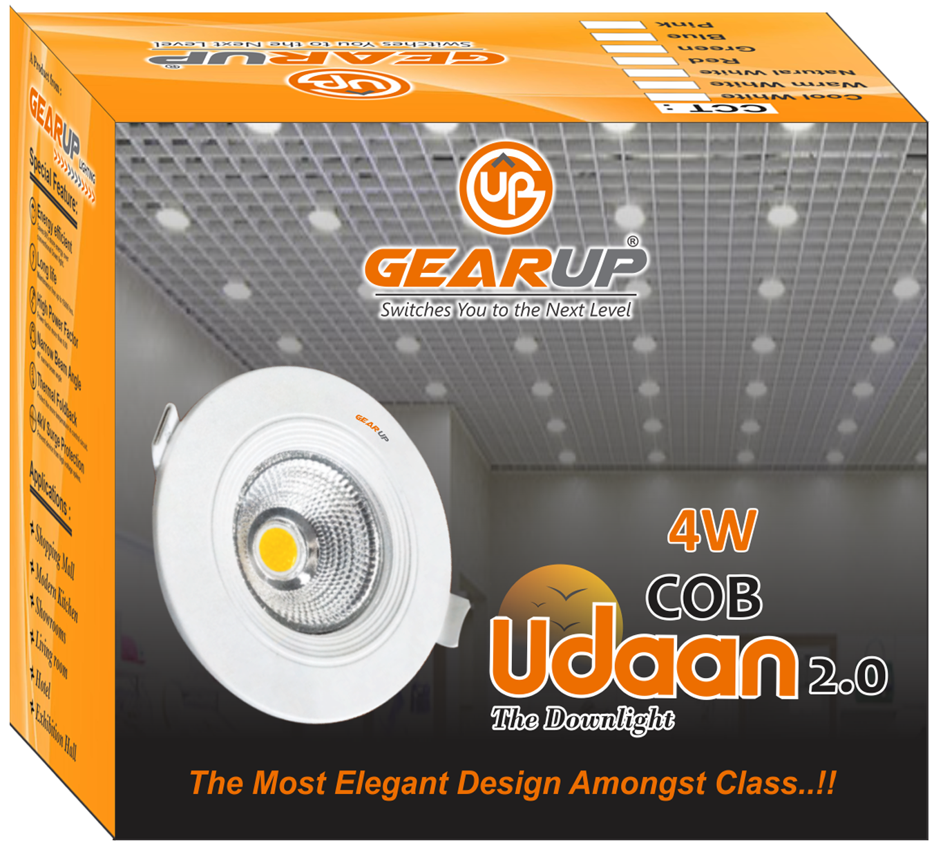 COB Udaan 2.0 Concealed Downlight 